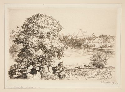 Angers by Auguste Lepere