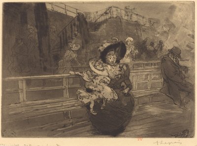 Departure for Greenwich by Auguste Lepere