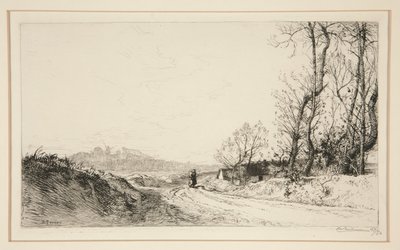 Last Leaves (Vendee) by Auguste Lepere