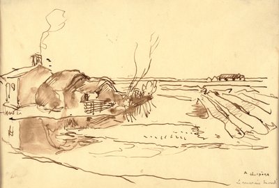 Landscape by Auguste Lepere