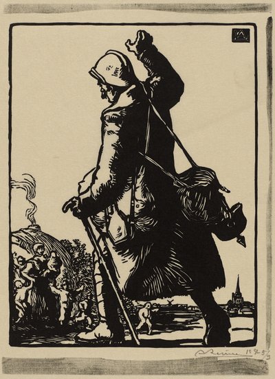 The Permissionaire by Auguste Lepere