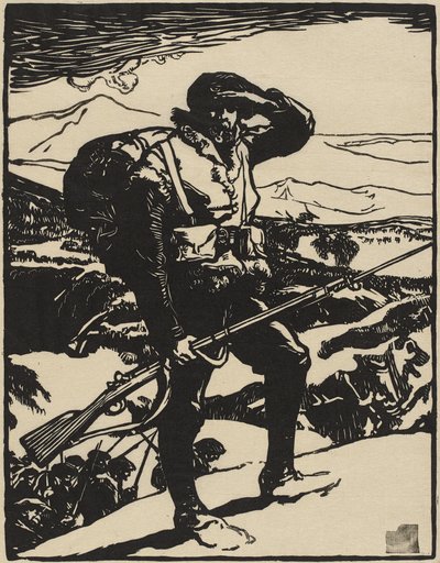 Looking at the Rhine Plain by Auguste Lepere
