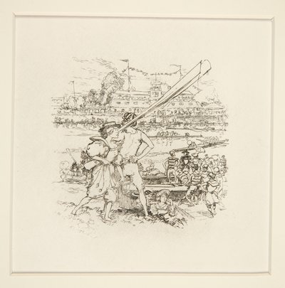 Riverside Party by Auguste Lepere