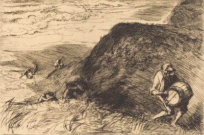 Wreckers, Saint-Jean-de-Monts, 1915 by Auguste Lepere