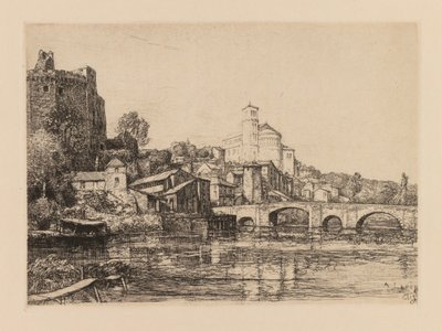 Auguste Lepère: Clisson Loire-Maritime by Auguste Louis Lepère