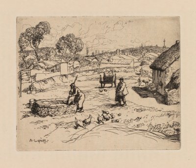 Auguste Lepère: La Masure Vendée by Auguste Louis Lepère