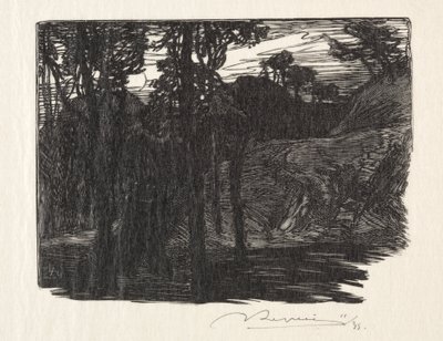 Evening by Auguste Louis Lepère