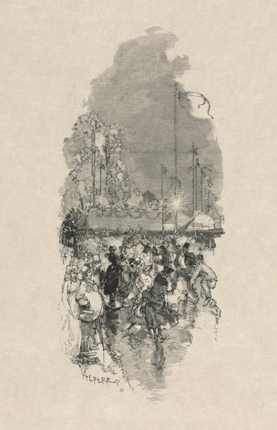 Festival by Auguste Louis Lepère