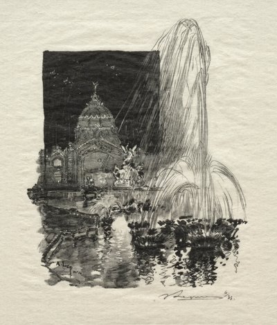 Fontaines Lumineuses by Auguste Louis Lepère