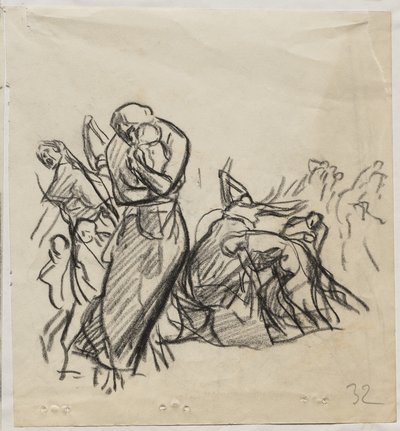 The Fire of Louvain by Auguste Louis Lepère