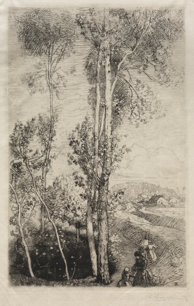 The Little Pond by Auguste Louis Lepère