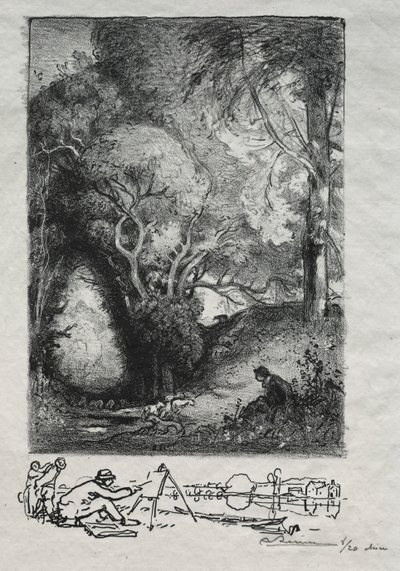 The Ravine in June, 1913 by Auguste Louis Lepère