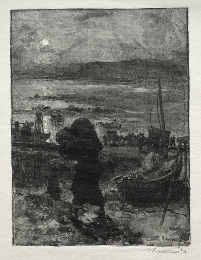 The Sand Harvest by Auguste Louis Lepère