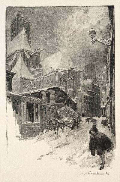 La Rue des Barres by Auguste Louis Lepère