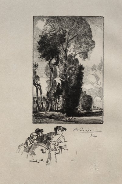 The Grove by Auguste Louis Lepère