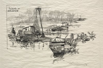 The Point of Billancourt by Auguste Louis Lepère