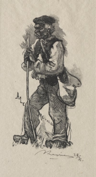 The Snake Catcher by Auguste Louis Lepère