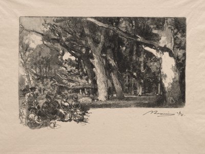 Midi sous bois by Auguste Louis Lepère
