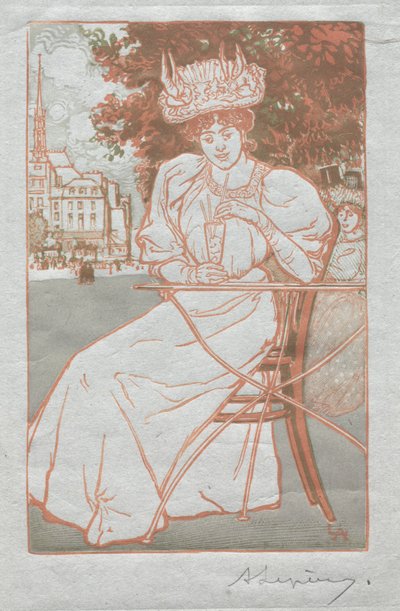 Paris Almanac, 1897: Summer by Auguste Louis Lepère
