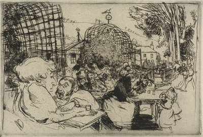 The Two Hunchbacks by Auguste Louis Lepère
