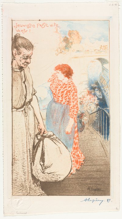 Washerwomen by Auguste Louis Lepère