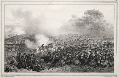 Album for 1835: Carré enfoncé... by Auguste Raffet