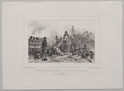 Lithographic Album of 1837: Half-Battalion at Left…Aim!...Fire!...Load by Auguste Raffet