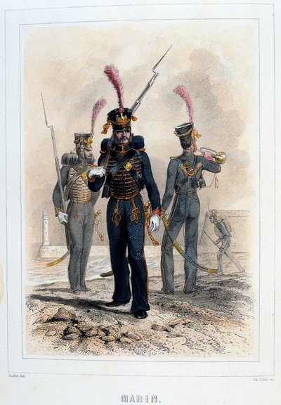Marine by Auguste Raffet