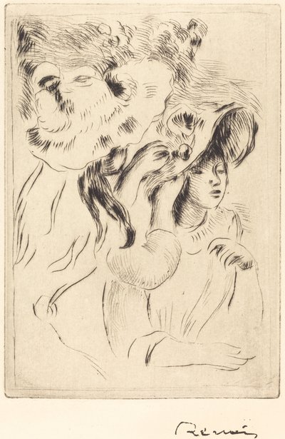 The Hat Pin by Auguste Renoir