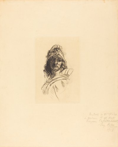 Bust of Bellona by Auguste Rodin
