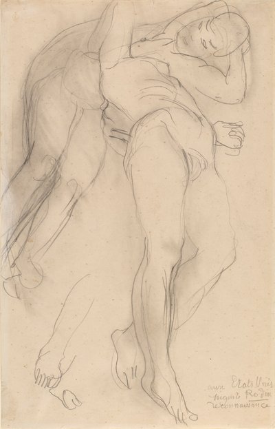 Figure Sketch by Auguste Rodin