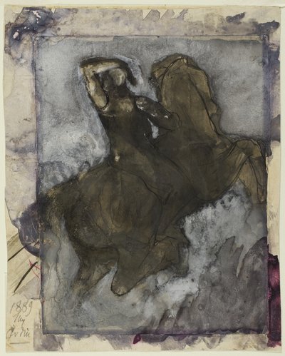Horseman by Auguste Rodin