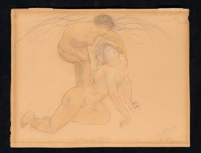 Love and Psyche, c.1900 by Auguste Rodin