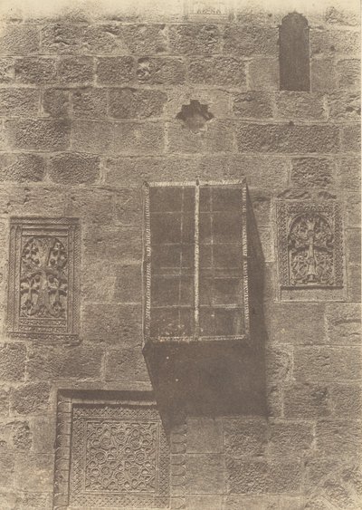 Jerusalem. Armenian Convent. Ornaments by Auguste Salzmann