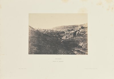 Jerusalem. Valley of Josaphat by Auguste Salzmann