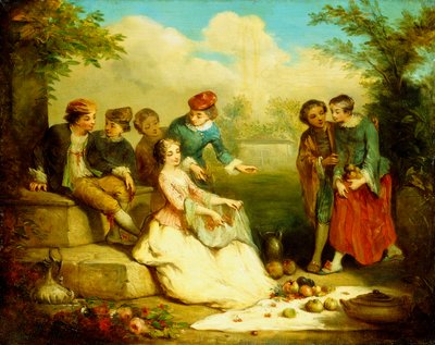 Gallant Party by Auguste Theodule Ribot