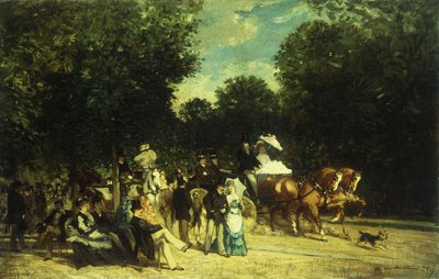 A Day in the Park by Auguste de Molins