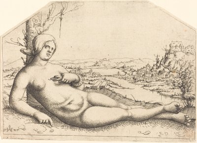 Death of Cleopatra by Augustin Hirschvogel