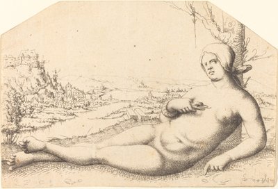 Death of Cleopatra, 1547 by Augustin Hirschvogel