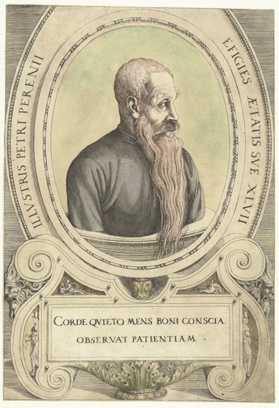 Portrait of Peter Perényi by Augustin Hirschvogel