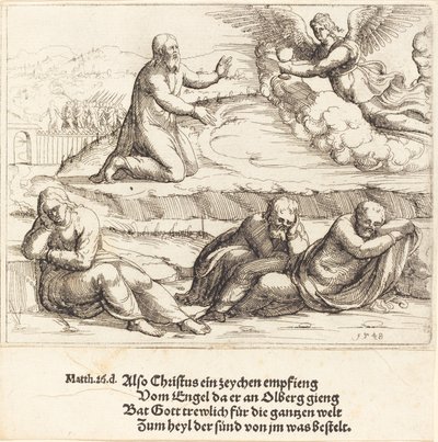 The Agony in the Garden, 1548 by Augustin Hirschvogel