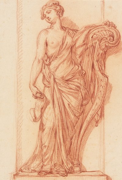 The Muse Terpsichore by Augustin Pajou