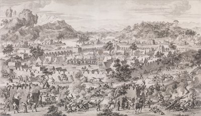 The Battle of Tonguzluq, 1773 by Augustin de Saint Aubin