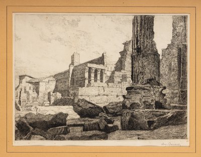 Roman Ruins by Augusto Baracchi