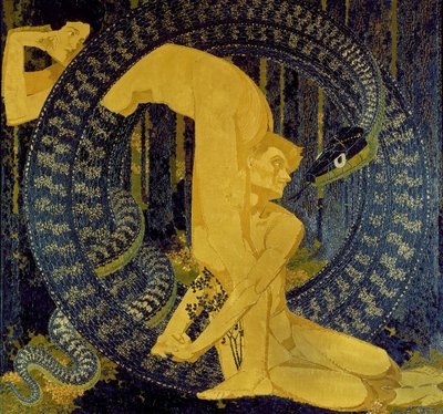 Adam and Eve by Augusto Giacometti