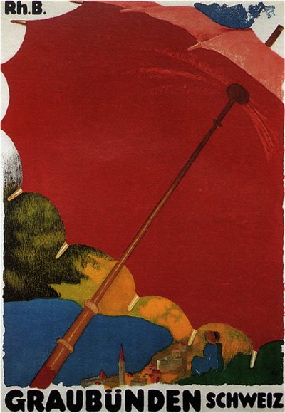 The Grisons, Switzerland, 1918 by Augusto Giacometti