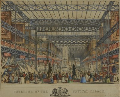 Interior of the Crystal Palace by Augustus Butler