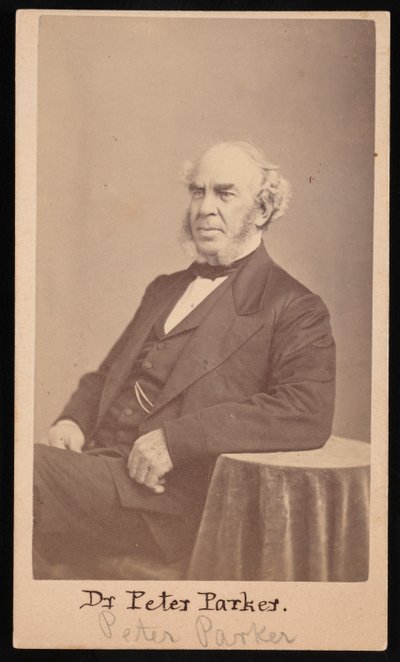 Portrait of Peter Parker 1804-1888, 1869 by Augustus Marshall