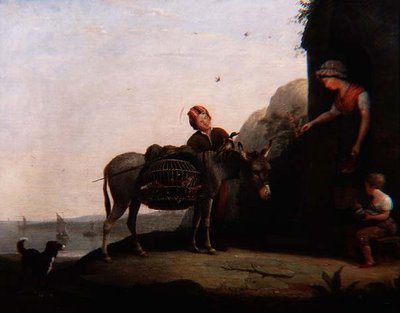 Bargaining for Poultry by Augustus Wall Callcott