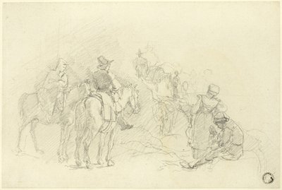 Resting Travelers by Augustus Wall Callcott